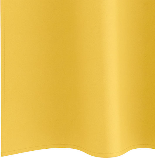vidaXL vidaXL Yellow Grommet Window Curtains Set 140x245cm