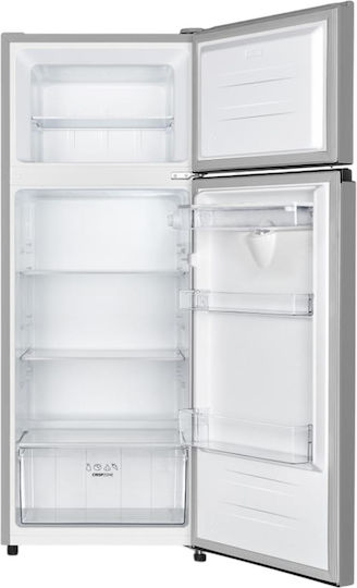Heinner Ψυγείο Δίπορτο 217lt Υ143.4xΠ55xΒ54.2εκ. Inox HF-HS205SWDE++