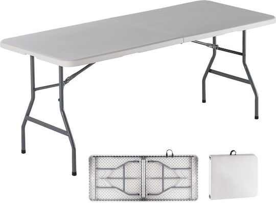 Table Catering BLOW-R Foldable 180x75x74cm White Table Catering BLOW-R Foldable 180x75x74cm White