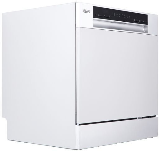 De'Longhi Mașină de spălat vase de blat pentru 8 seturi de vase L55xÎ59cm Alb