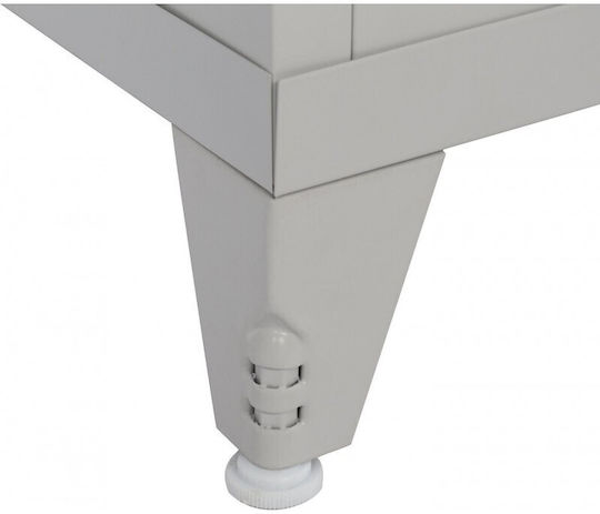 Dulap cu două uși Damian 2d Shelf Metal 85x39x180cm