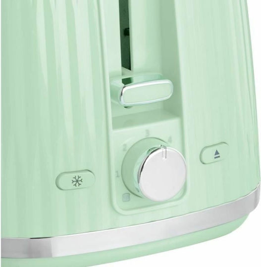Russell Hobbs Eden Φρυγανιέρα 2 Θέσεων 800W Πράσινη