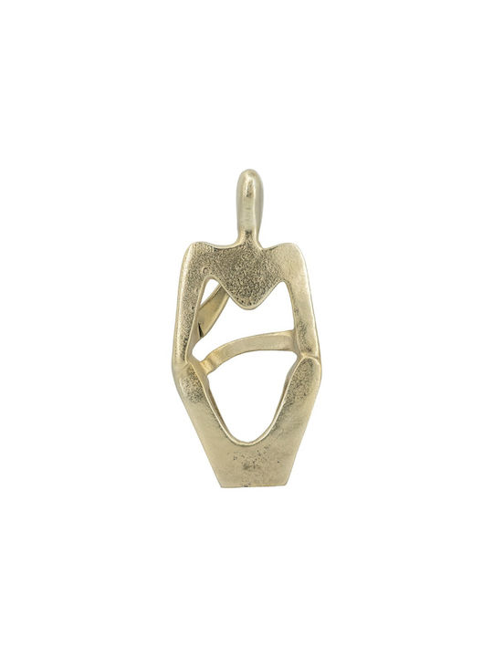 Artekko Figură Decorativă din Metal 15x10x31cm 1buc