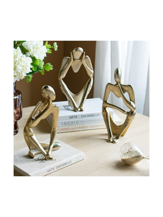 Artekko Figură Decorativă din Metal 15x10x31cm 1buc