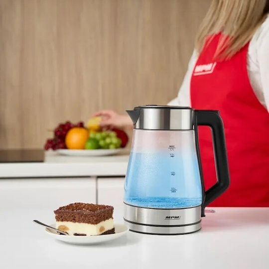 MPM Kettle 1.7lt 2200W Black