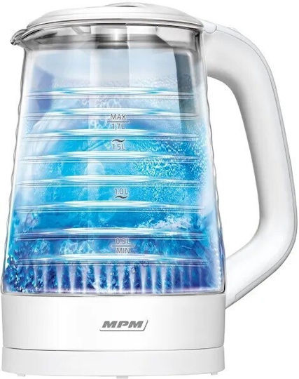 MPM Kettle 1.7lt 2200W White