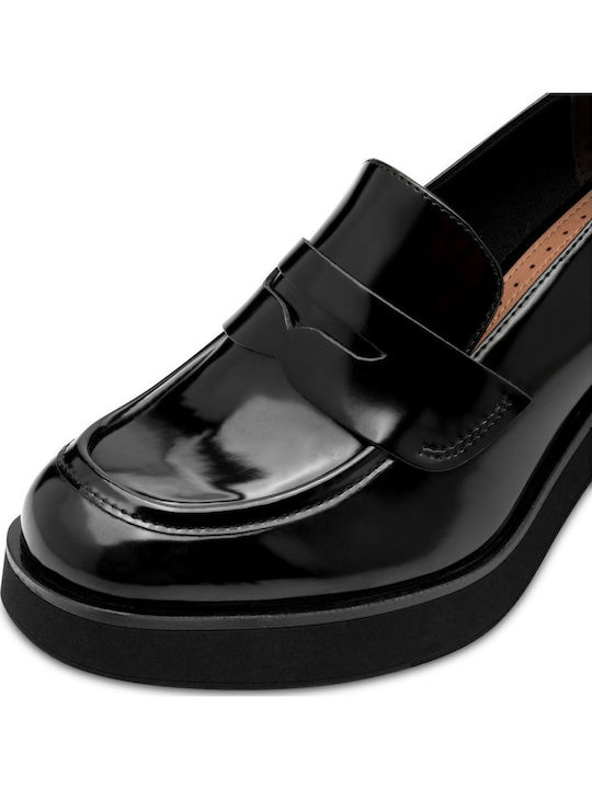 Leather Black High Heels
