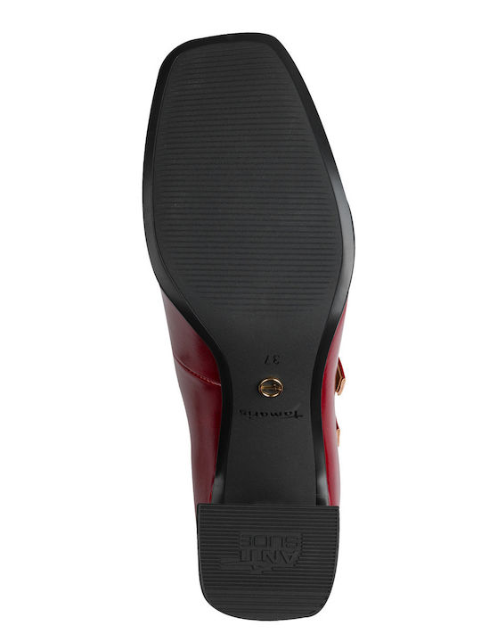 Red Heels with Strap