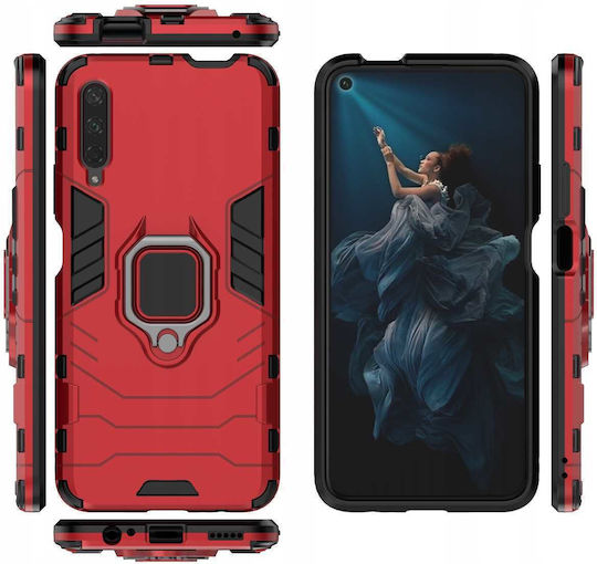 Spacecase Задна корица Пластмаса / Силикон Червен (Huawei P Smart Pro / Honor 9X)