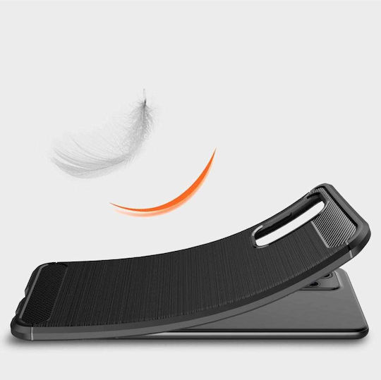 Spacecase Carbon Back Cover Negru (Galaxy A72)