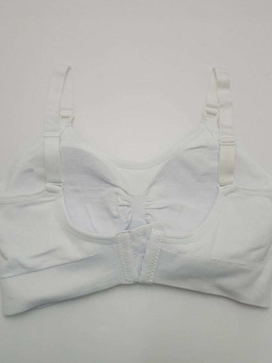 Ouno Bustier de maternitate și alăptare cu Clips White