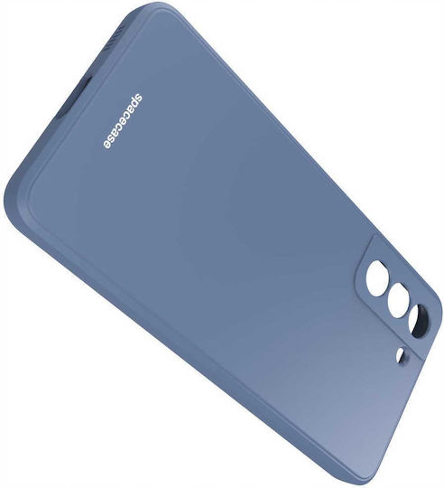 Spacecase Umschlag Rückseite Silikon Blau (Galaxy S21 5G)