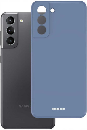 Spacecase Umschlag Rückseite Silikon Blau (Galaxy S21 5G)