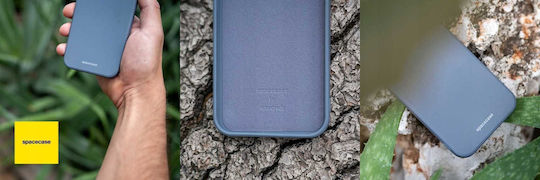Spacecase Umschlag Rückseite Silikon Blau (Galaxy S21 5G)