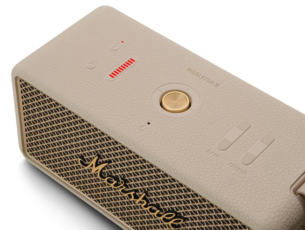 Marshall Middleton II Impermeabil Boxă Bluetooth 30W cu Durată de
