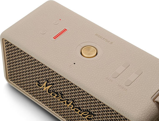 Marshall Middleton II Waterproof Bluetooth Speaker 30W with Battery Life up to 5 hours Cream
