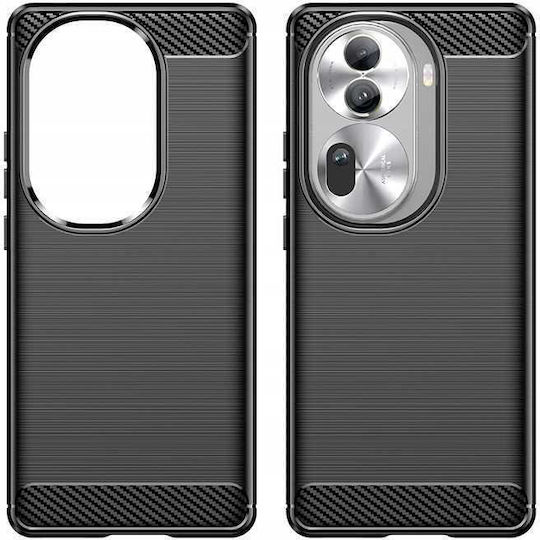 Spacecase Carbon Back Cover Μαύρο (Oppo Reno 11 5G)