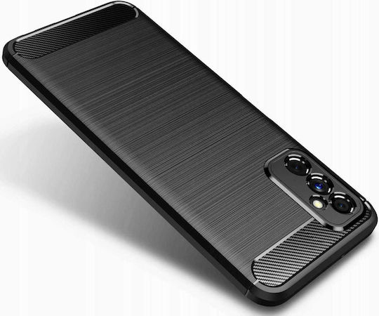 Spacecase Carbon Back Cover Σιλικόνης Μαύρο (Galaxy M52)