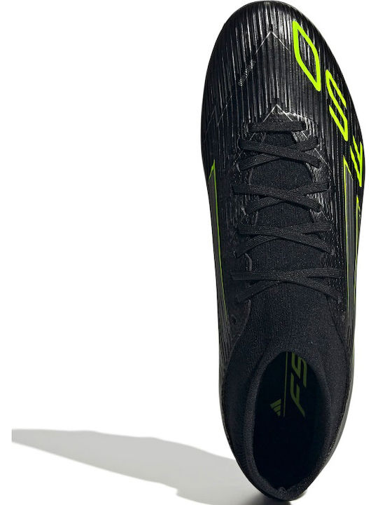adidas F50 League Mid Футболни Обувки с Бутони Черни