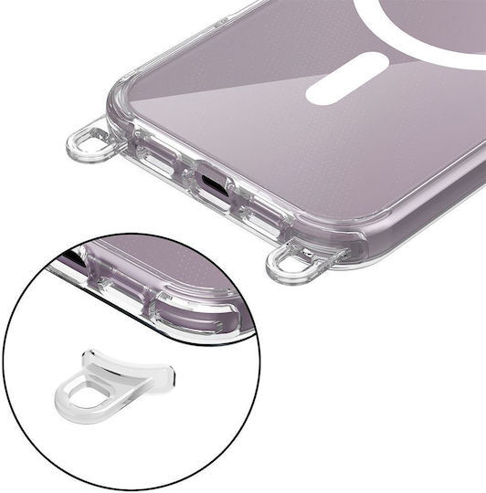 Tech-Protect Flexair Chain Back Cover Plastică / Silicon Bej (iPhone 17e / 16e)