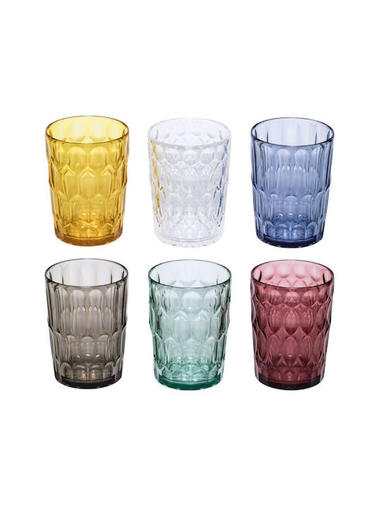 Guzzini Vanity Σετ Ποτήρια Νερού από Πλαστικό 480ml 6τμχ
