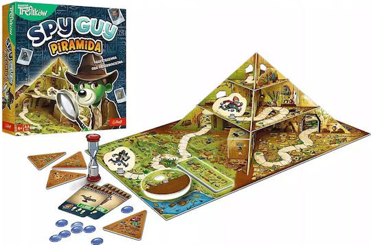 Επιτραπέζιο Παιχνίδι Spy Guy Pyramid Curse of the Pharaoh για 2-4 Παίκτες 6+ Ετών Trefl