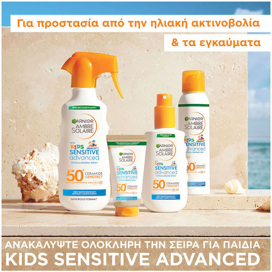 Garnier Ambre Solaire Sensitive Advanced Waterproof Kids Sunscreen Spray SPF50 150ml