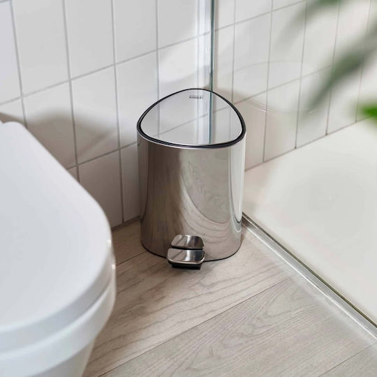 Joseph Joseph Waste Bin Made of Stainless Steel with Pedal Silver 5lt