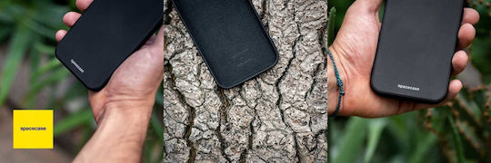 Spacecase Umschlag Rückseite Silikon Schwarz (Galaxy S22 5G)