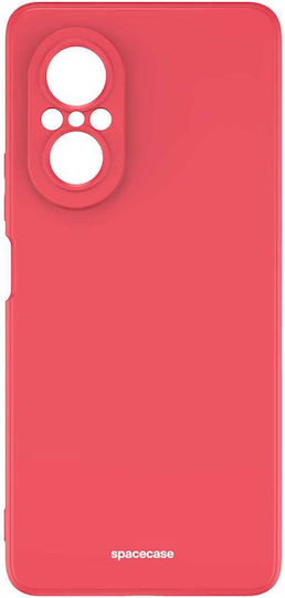 Spacecase Umschlag Rückseite Silikon Rot (Huawei Nova 9 SE)