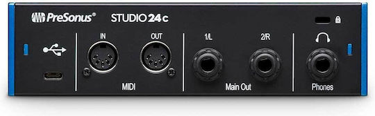 Presonus 24c Εξωτερική Επαγγελματική Κάρτα Ήχου με Σύνδεση USB