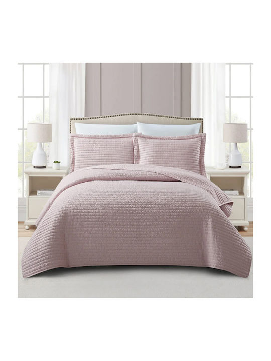 Liolios Home Κουβερλί King Size Dusty Rose 260x240cm