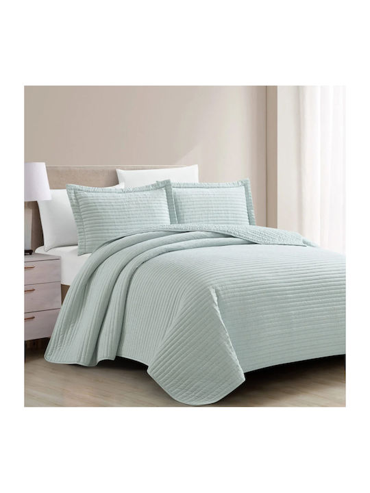 Liolios Home Κουβερλί King Size Aqua 260x240cm