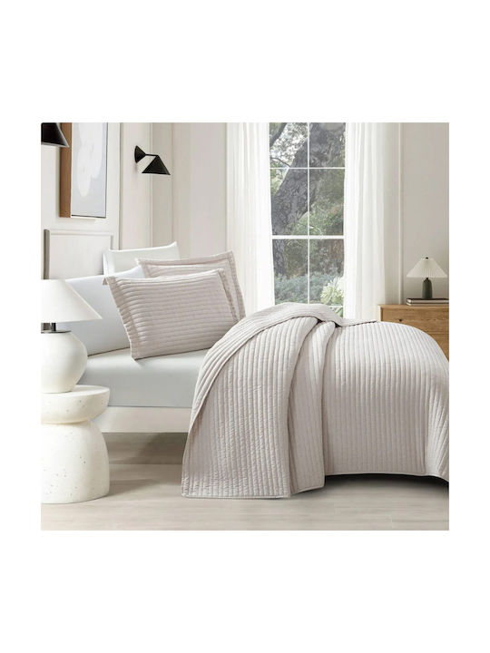 Liolios Home Σετ Μαξιλαροθήκες Light Beige 50x70εκ.