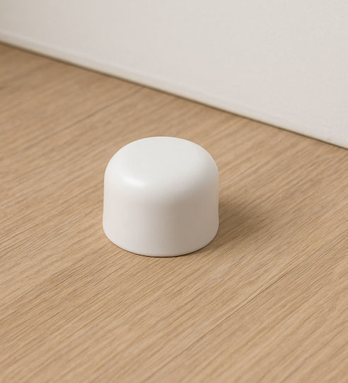 Adhesive Plastic Door Stopper White