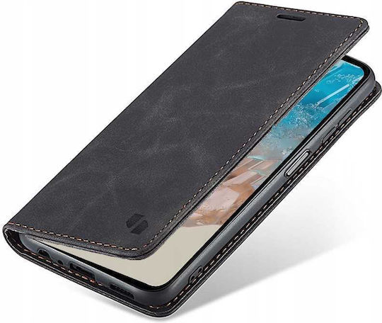 Spacecase Портмоне Кожен / Силиконов Черен Samsung Galaxy M35 5G