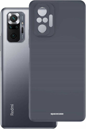 Spacecase Back Cover Σιλικόνης Μαύρο (Redmi Note 10 Pro)