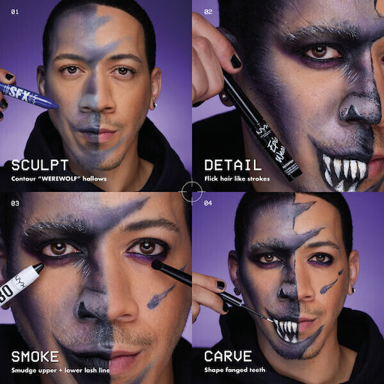 NYX Professional Makeup Sfx Face & Body Stick Make Up Bad Witch Energy 3gr