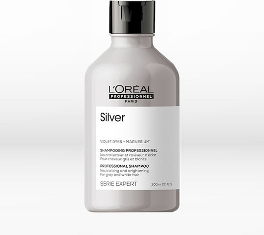 L'Oréal Professionnel Serie Expert Silver Shampoo Reconstruction/Nourishment & Hydration for Coloured Hair 300ml