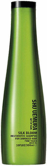 Shu Uemura Silk Bloom Argan Oil Restorative Shampoos Reconstruction/Nourishment & Smoothing for Damaged Hair 300ml