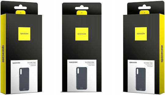 Spacecase Back Cover Σιλικόνης Μαύρο (Galaxy A50)