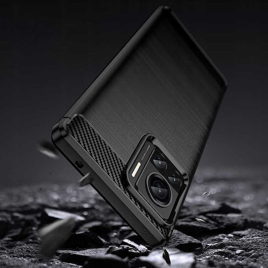 Spacecase Carbon Задна корица Черен (Motorola Edge 30 Ultra)