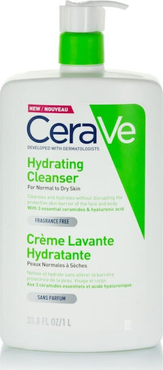 CeraVe Hydrating Cleanser Cream Cleansing Face 1000ml