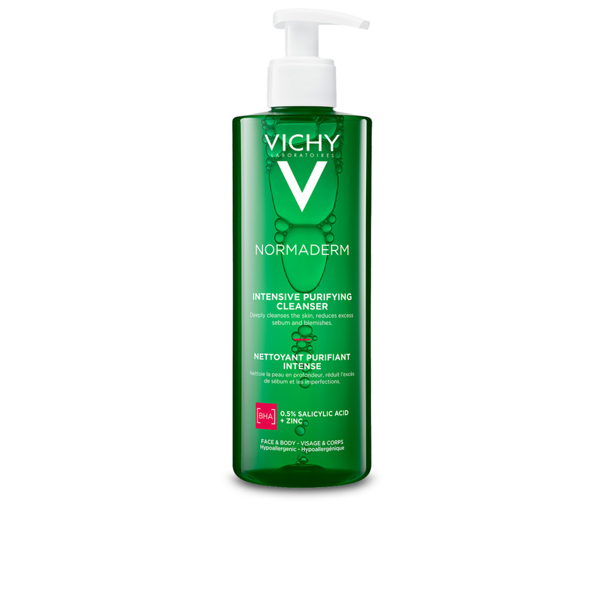 Vichy Normaderm Phytosolution Gel Καθαρισμού Προσώπου για Ακνεϊκές Επιδερμίδες 400ml