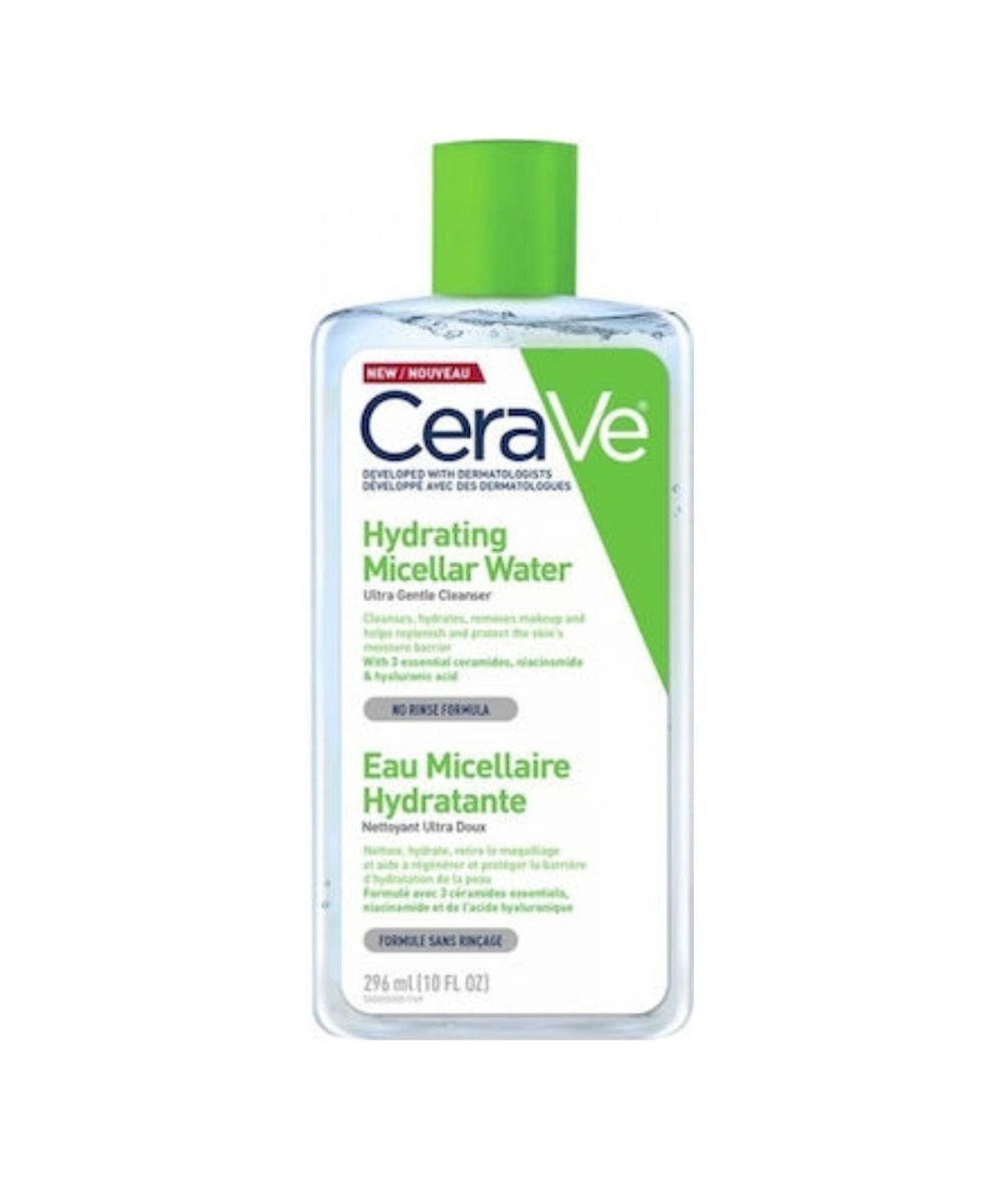 CeraVe Hydrating Micellar Water Αφαίρεσης Μακιγιάζ Προσώπου & Ματιών 295ml