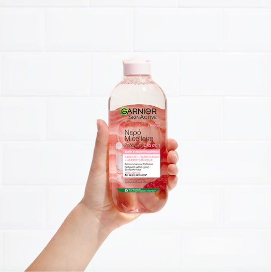 Garnier SkinActive Rose Micellar Water Αφαίρεσης Μακιγιάζ Προσώπου & Ματιών 400ml