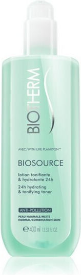 Biotherm Biosource 24h Hydrating & Tonifying Toner Lotion Cleansing Face 400ml