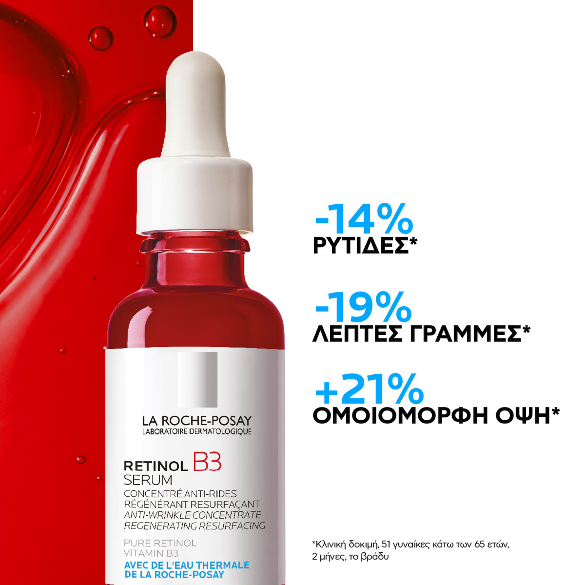 La Roche Posay Retinol B3 Αντιγηραντικό Serum Προσώπου με Ρετινόλη & Νιασιναμίδη 30ml