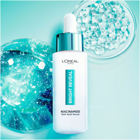 L'Oreal Paris Bright Reveal Αντιγηραντικό Serum Προσώπου με Νιασιναμίδη για Πανάδες & Ατέλειες 30ml