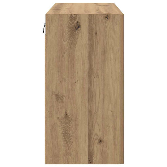 vidaXL Badezimmerschrank B60xT31xH60cm Eiche